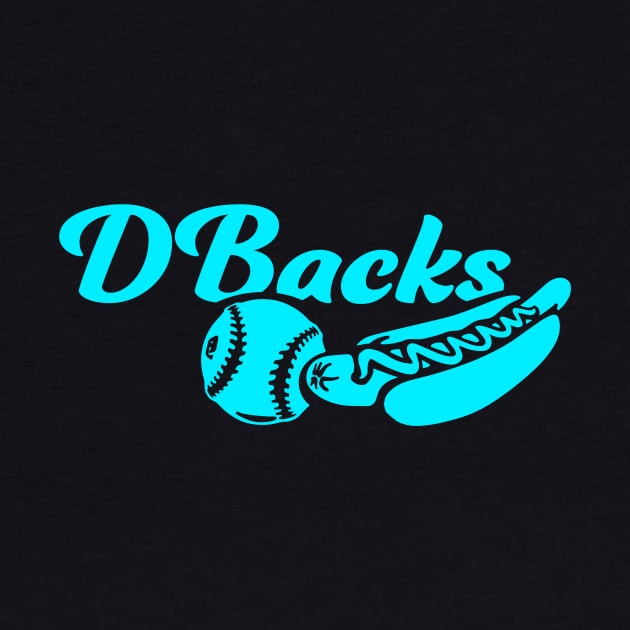 Dbacks Ball and Dog by Throwzack